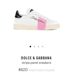 I want to sell my Dolce Gabbana sneakers.